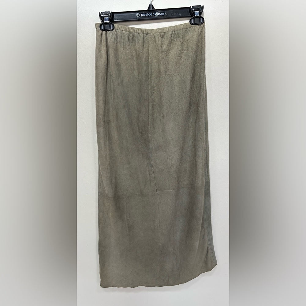 Vintage Contempo Casuals Suede Maxi Skirt
